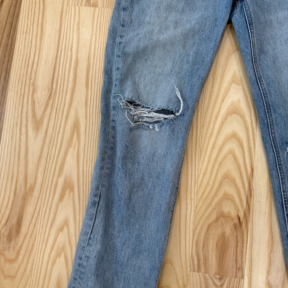 Denim Forum Aritzia The Joni High Rise Loose Button Fly Jeans Size 25 Inseam 28” - Picture 3 of 11